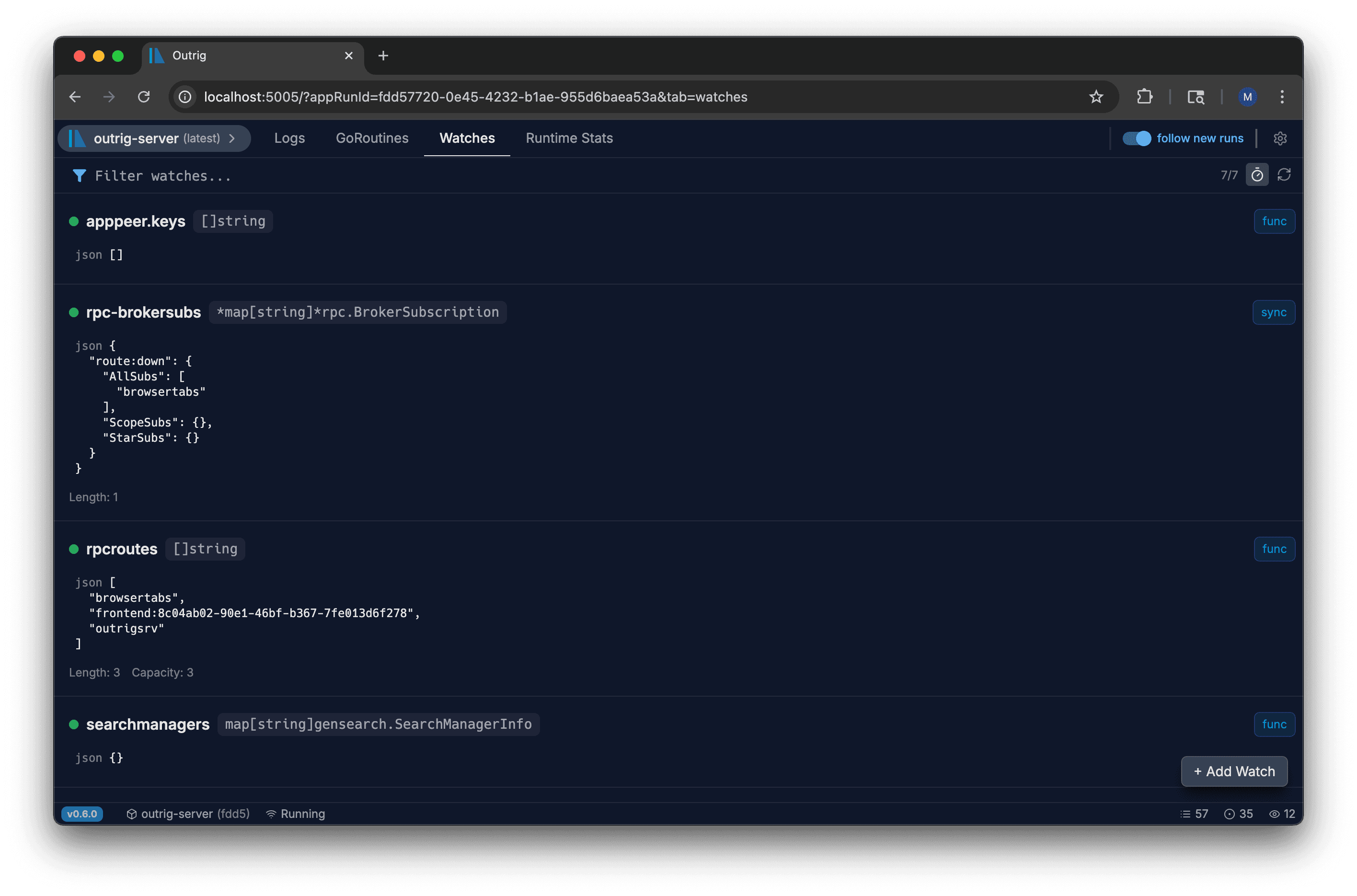 Outrig Variable Watches